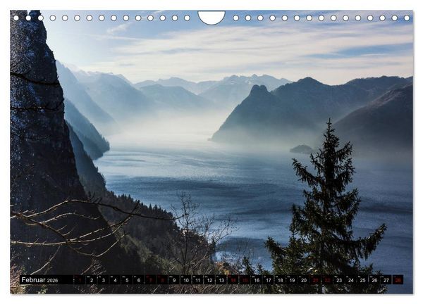 Produktbild: Seen - Berge - Salzkammergut (Wandkalender 2026 DIN A4 quer), CALVENDO Monatskalender