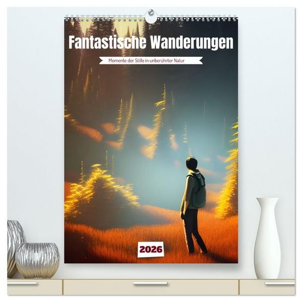 Produktbild: Fantastische Wanderungen (hochwertiger Premium Wandkalender 2026 DIN A2 hoch), Kunstdruck in Hochglanz