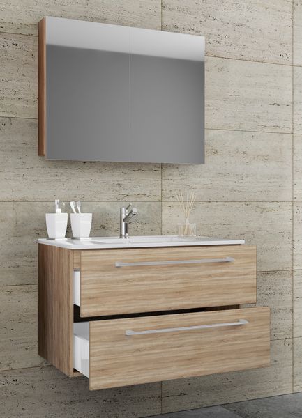 Produktbild: 3-tlg. Waschplatz Waschtisch Badinos Schublade SP