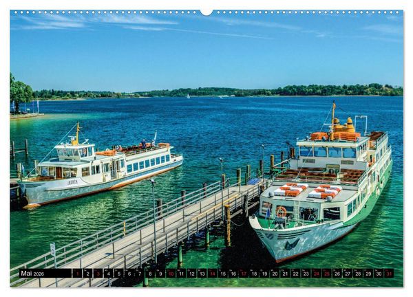 Produktbild: Bayerische M&auml;rchen-Seen (Wandkalender 2026 DIN A2 quer), CALVENDO Monatskalender