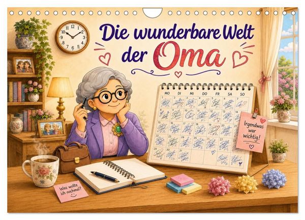 Produktbild: Die wunderbare Welt der Oma (Wandkalender 2027 DIN A4 quer), CALVENDO Monatskalender
