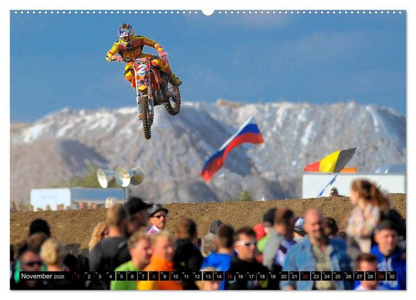Produktbild: Blickpunkte Motocross (hochwertiger Premium Wandkalender 2026 DIN A2 quer), Kunstdruck in Hochglanz