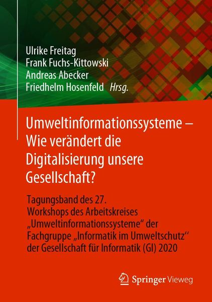 Produktbild: Umweltinformationssysteme - Wie ver&auml;ndert die Digitalisierung unsere Gesellschaft?