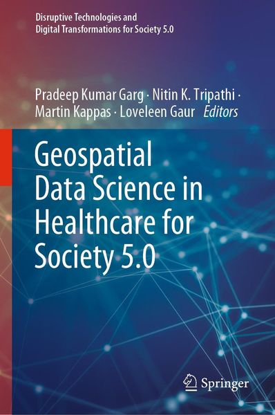 Produktbild: Geospatial Data Science in Healthcare for Society 5.0
