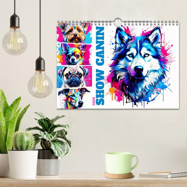 Produktbild: Show canin (Calendrier mural 2026 DIN A4 vertical), CALVENDO calendrier mensuel