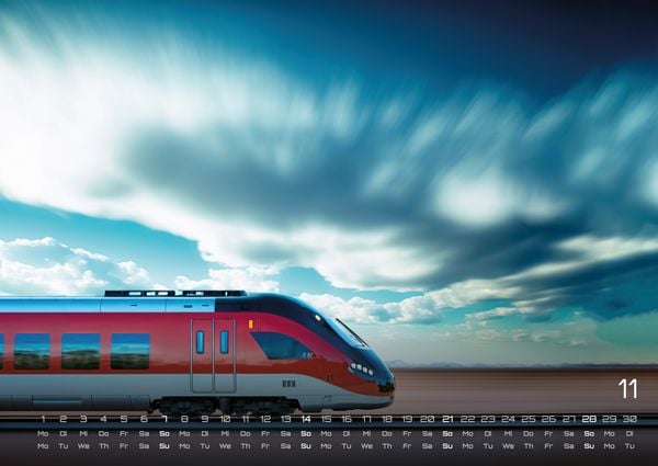 Produktbild: Eisenbahn - faszinierende Bahnwelt - 2027 - Kalender DIN A2