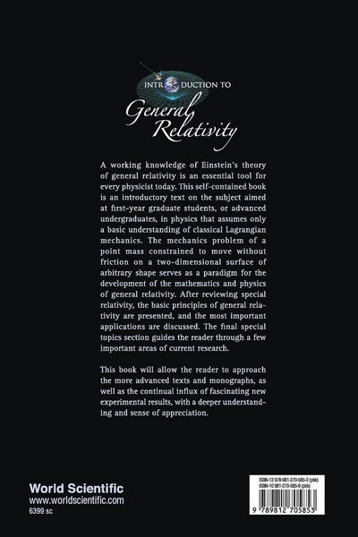 Produktbild: Introduction To General Relativity