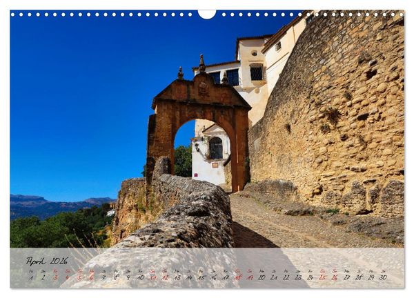 Produktbild: Ronda in Andalusien - Stadt auf einem Felsplateau (Wandkalender 2026 DIN A3 quer), CALVENDO Monatskalender