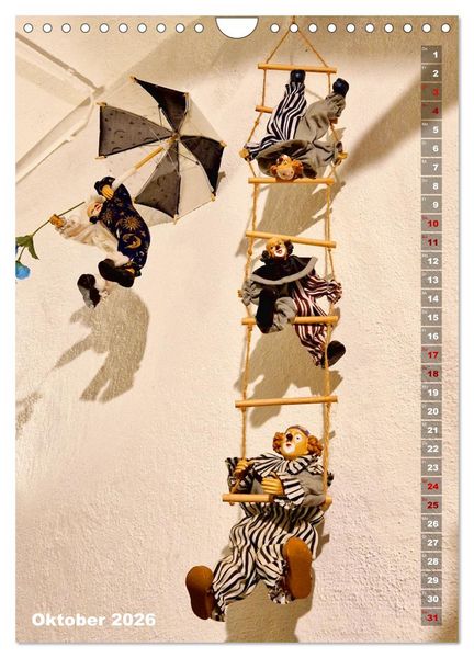 Produktbild: Leben, lachen, Narren (Wandkalender 2026 DIN A4 hoch), CALVENDO Monatskalender