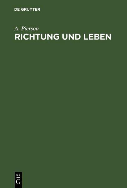 Produktbild: Richtung und Leben