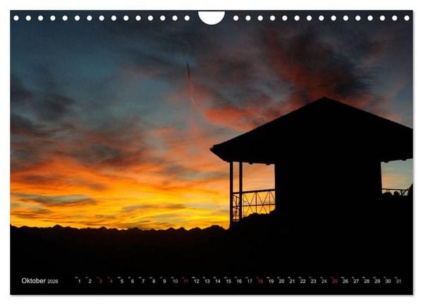 Produktbild: Magische Bergwelt, zwischen Sonnenaufgang und Sonnenuntergang (Wandkalender 2026 DIN A4 quer), CALVENDO Monatskalender