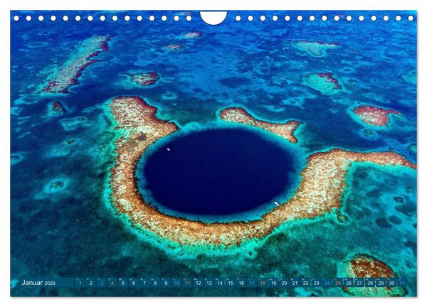 Produktbild: Die Welt in Blau (Wandkalender 2026 DIN A4 quer), CALVENDO Monatskalender