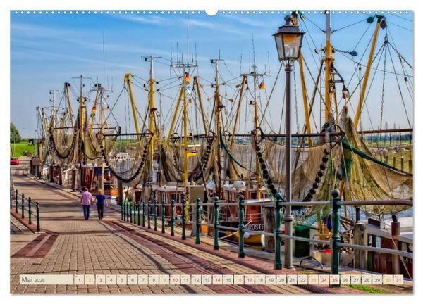 Produktbild: Reise an die Nordsee - Greetsiel (hochwertiger Premium Wandkalender 2026 DIN A2 quer), Kunstdruck in Hochglanz