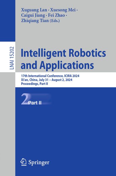 Produktbild: Intelligent Robotics and Applications