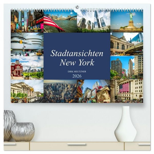 Produktbild: Stadtansichten New York (hochwertiger Premium Wandkalender 2026 DIN A2 quer), Kunstdruck in Hochglanz