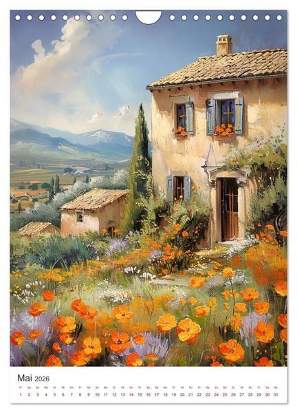 Produktbild: Poesie des Lichts - impressionistisches S&uuml;dfrankreich (Wandkalender 2026 DIN A4 hoch), CALVENDO Monatskalender