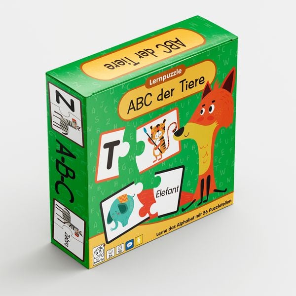 Produktbild: Lernpuzzle ABC der Tiere