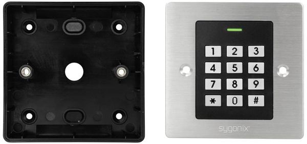 Produktbild: Sygonix SY-6097866 Code-Tastatur mit RFID Unterputz 12 V/DC, 18 V/DC IP66