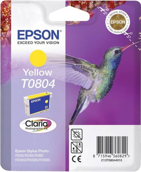 Epson Druckerpatrone T0804 Original Gelb C13T08044011