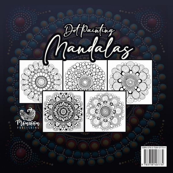 Produktbild: Dot Painting Mandalas Malbuch f&uuml;r Erwachsene