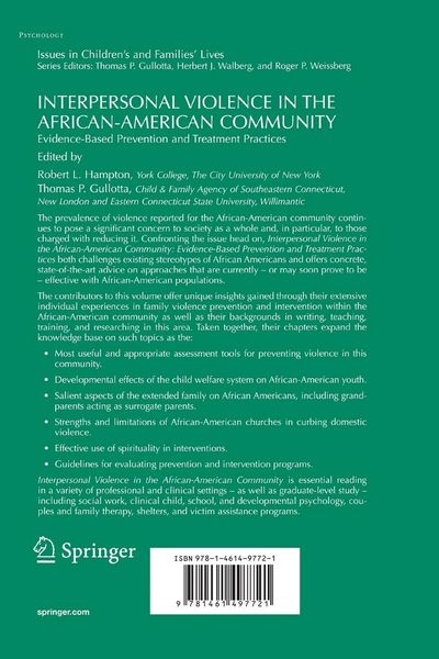 Produktbild: Interpersonal Violence in the African-American Community