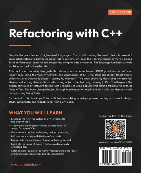 Produktbild: Refactoring with C++
