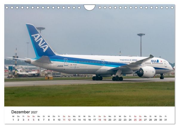 Produktbild: Boeing 787 Kalender (Wandkalender 2027 DIN A4 quer), CALVENDO Monatskalender