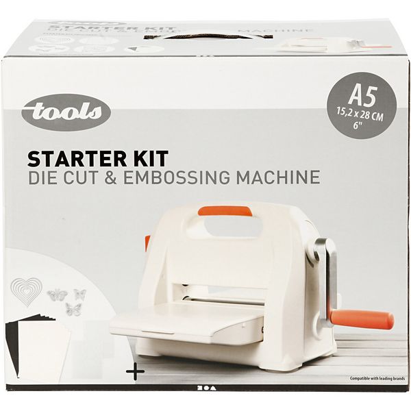 Produktbild: Creativ Company Stanz- und Pr&auml;geger&auml;t - Starter Kit, A5, Blatt 155x210 mm, 1 Set