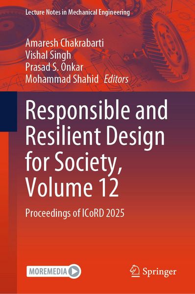 Produktbild: Responsible and Resilient Design for Society, Volume 12