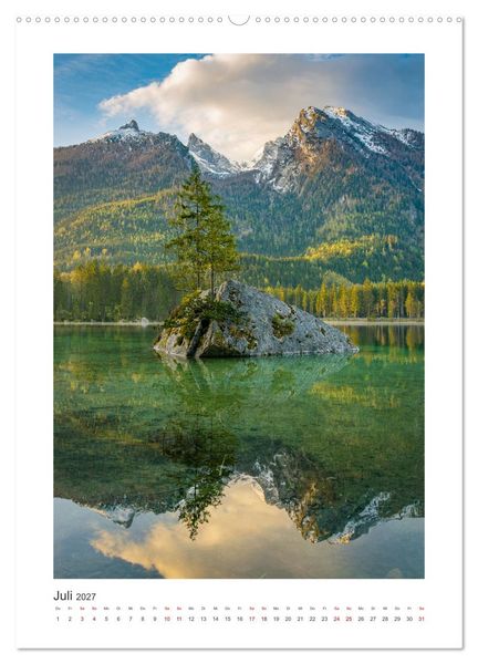 Produktbild: Ein Jahr am Hintersee (hochwertiger Premium Wandkalender 2027 DIN A2 hoch), Kunstdruck in Hochglanz