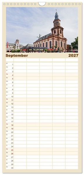 Produktbild: Familienplaner 2027 - Worms - historisch und sagenhaft mit 5 Spalten (Wandkalender, 21 x 45 cm) CALVENDO
