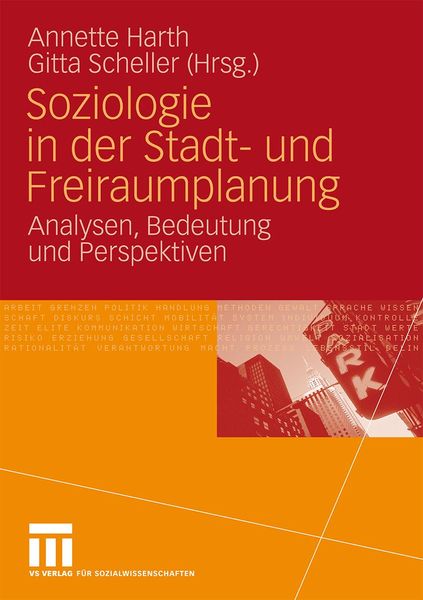Produktbild: Soziologie in der Stadt- und Freiraumplanung