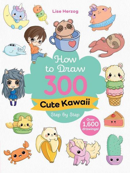 Produktbild: How to Draw 300 Cute Kawaii Step by Step