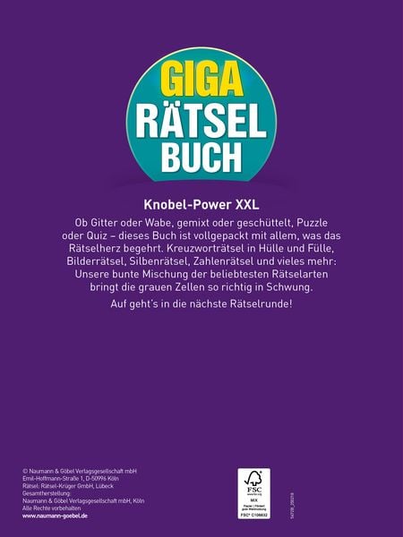 Produktbild: Giga-R&auml;tselbuch 8
