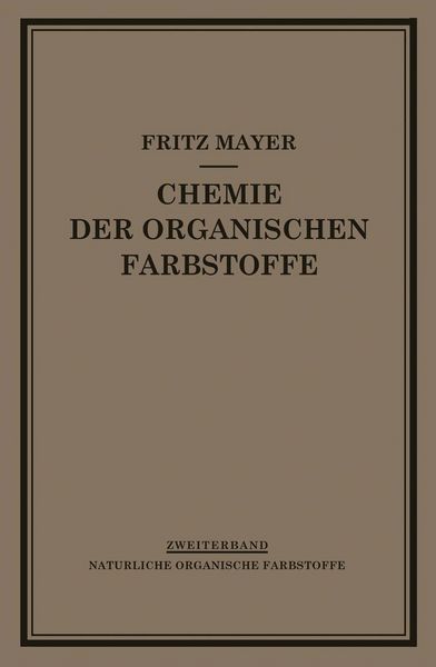 Produktbild: Chemie der Organischen Farbstoffe