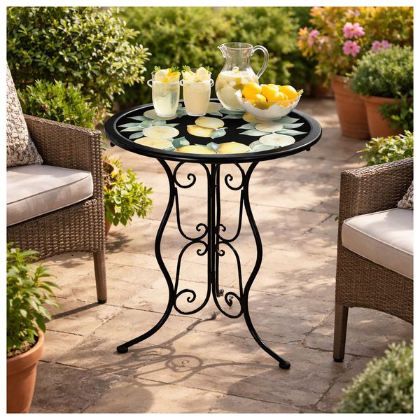 Produktbild: HTI-Living Gartentisch Menton Schwarz Gartentisch Menton Schwarz