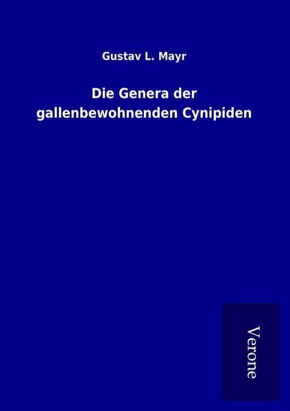Produktbild: Die Genera der gallenbewohnenden Cynipiden