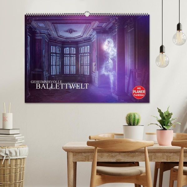 Produktbild: Geheimnisvolle Ballettwelt (Wandkalender 2026 DIN A2 quer), CALVENDO Monatskalender