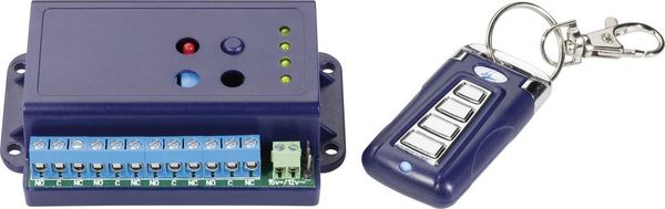 Produktbild: TowiTek Funkschaltsystem inkl. Handsender Reichweite max. (im Freifeld): 50m 12 V/DC