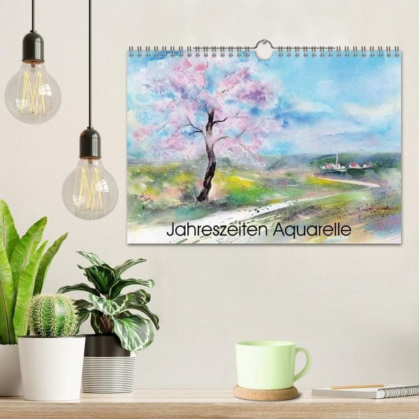 Produktbild: Jahreszeiten Aquarelle (Wandkalender 2026 DIN A4 quer), CALVENDO Monatskalender