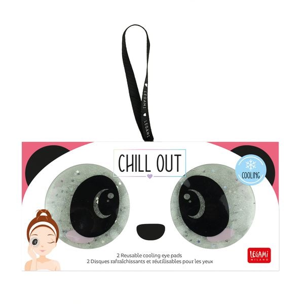Legami Erfrischende Augenpads - Chill Out - Panda