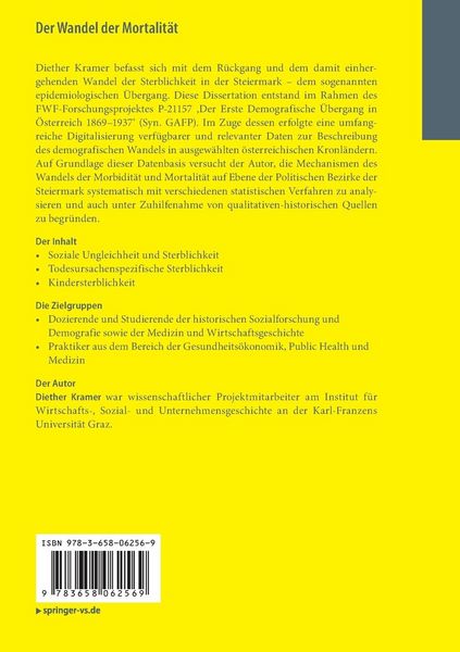 Produktbild: Der Wandel der Mortalit&auml;t