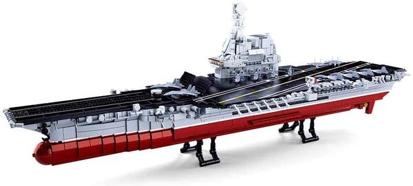 Sluban M38-B0698 - Model Bricks, Army, Großer Flugzeugträger II, Bausatz, Klemmbausteine
