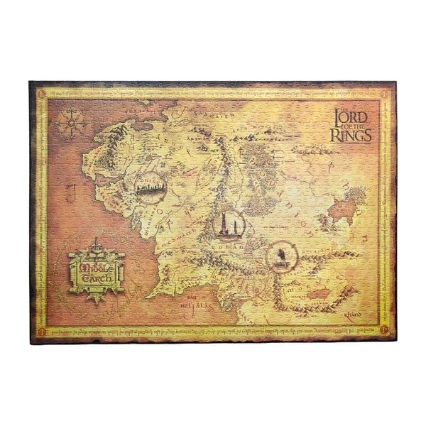 Produktbild: Puzzle Karte von Mittelerde 1.000 Teile