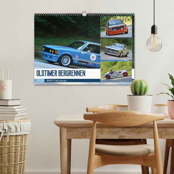 Produktbild: OLDTIMER BERGRENNEN - BMW Fahrzeuge (Wandkalender 2026 DIN A3 quer), CALVENDO Monatskalender