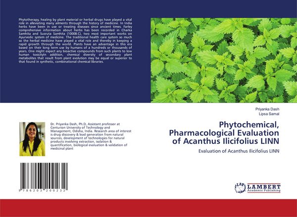 Produktbild: Phytochemical, Pharmacological Evaluation of Acanthus Ilicifolius LINN