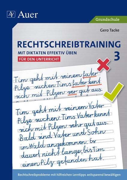 Produktbild: Rechtschreibtraining: Mit Diktaten effektiv &uuml;ben 3