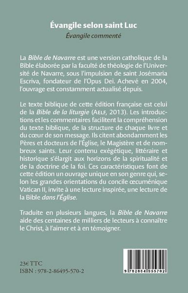 Produktbild: Evangile selon saint luc evangile