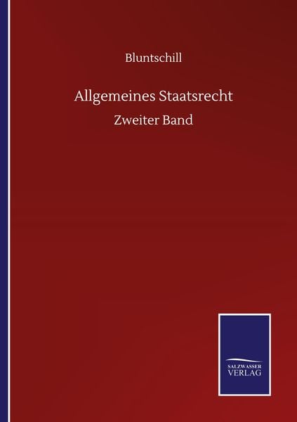 Produktbild: Allgemeines Staatsrecht