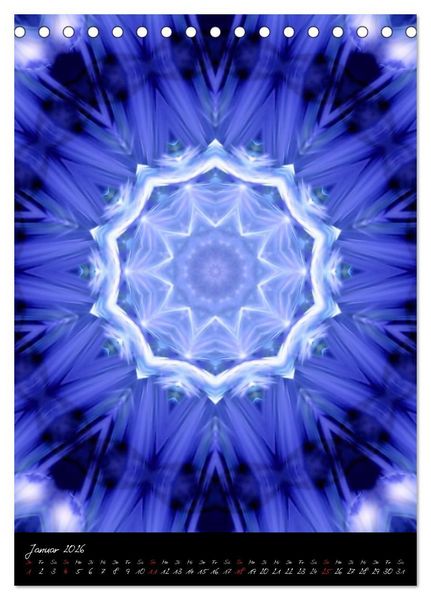 Produktbild: Mandala - Esoterik & Meditation (Tischkalender 2026 DIN A5 hoch), CALVENDO Monatskalender